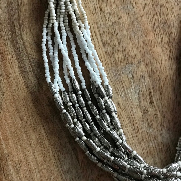 Adjustable Multiple Beaded & Rope Necklace - Picture 3 of 7